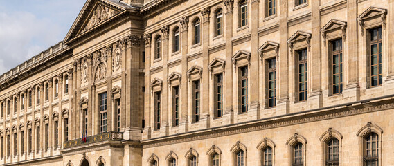 Obraz premium Louvre facade