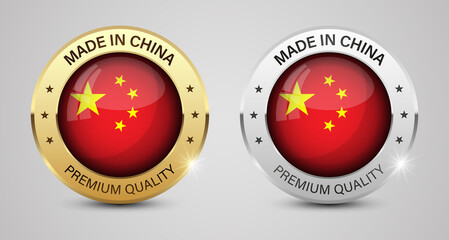 Made in China graphics and labels set.
