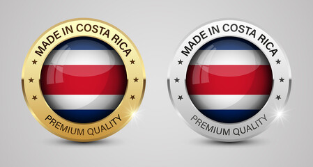 Made in Costarica graphics and labels set.