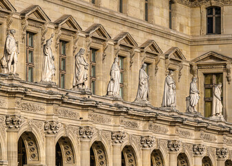 Obraz premium Louvre architecture