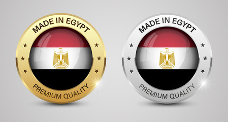 Made in Egypt graphics and labels set.