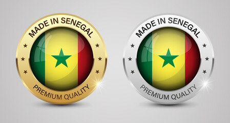 Made in Senegal graphics and labels set.