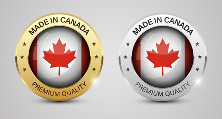Made in Canada graphics and labels set.
