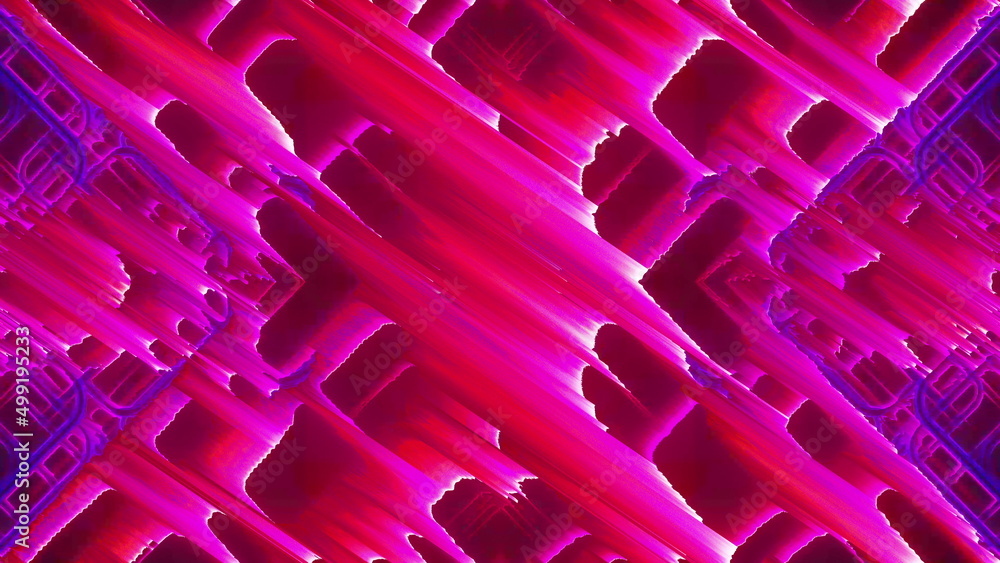 Aufkleber glitch noise. computer generated 3d render