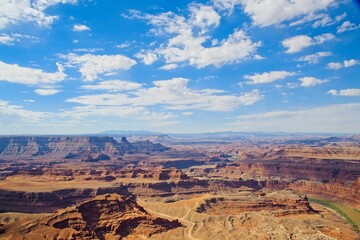 Canyonlands National Park in southeastern Utah, a dramatic desert landscape carved by the Colorado River. 