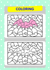 This worksheet is about coloring the pictures.