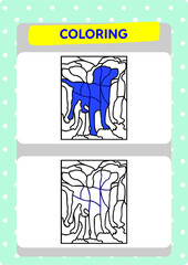 This worksheet is about coloring the pictures.