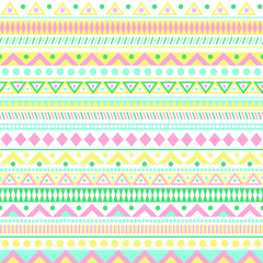 retro color tribal Navajo vector seamless pattern. aztec fancy abstract geometric art print. ethnic hipster backdrop. Wallpaper, cloth design, fabric, paper, cover, textile, weave, wrapping.