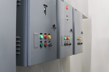 control panel in the wall