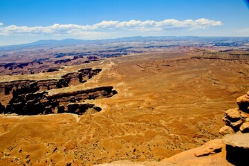 Canyonlands National Park in southeastern Utah, a dramatic desert landscape carved by the Colorado River. 