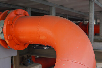 Condenser pipes in the refrigeration system