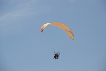 Parapente - para planning sport man fying