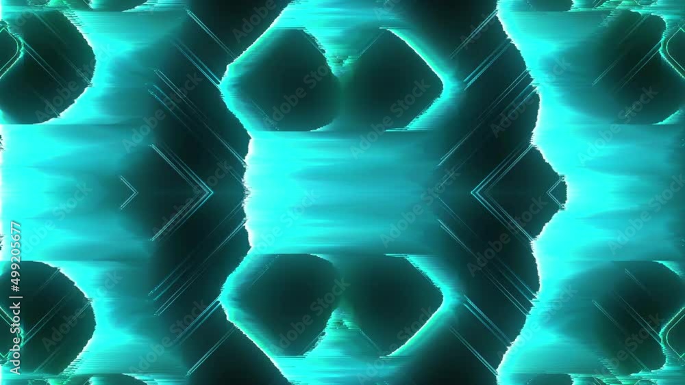 Poster glitch noise. computer generated 3d render