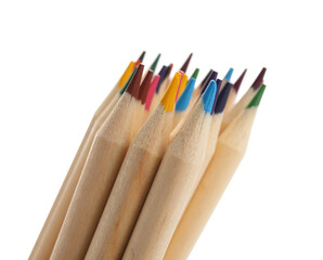 Obraz premium Color pencils isolated on white background