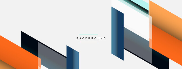 Vector background. Abstract overlapping color lines design with shadow effects. Illustration for wallpaper banner background or landing page