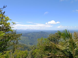 clouds over the mountains