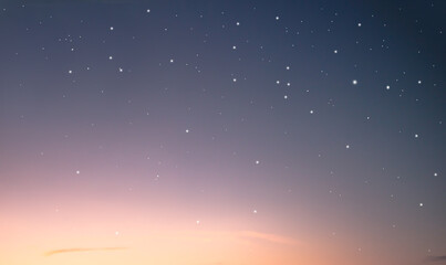 Fototapeta na wymiar Background with night sky, with digitally generated stars.