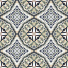 Wooden background with vintage wood carving texture, seamless pattern.