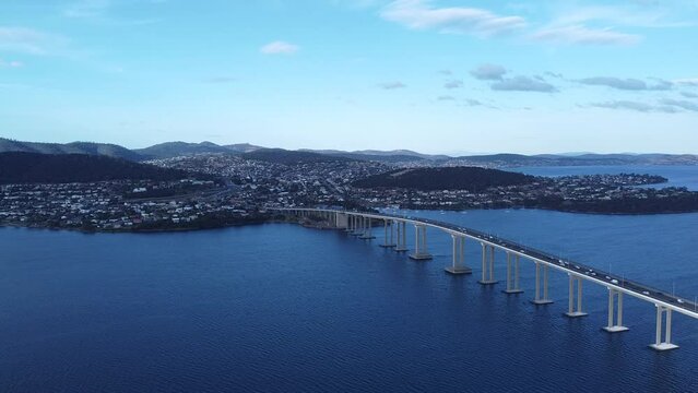 hobart from above