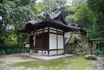長谷山口坐神社　拝殿　奈良県桜井市初瀬