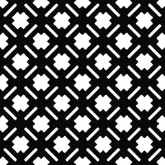 Seamless vector pattern in geometric ornamental style. black and white pattern.Design element for prints, backgrounds, template, web pages and textile pattern. Geometric art.