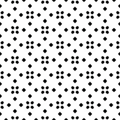 Seamless vector pattern in geometric ornamental style. black and white pattern.Design element for prints, backgrounds, template, web pages and textile pattern. Geometric art.