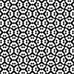 Seamless vector pattern in geometric ornamental style. black and white pattern.Design element for prints, backgrounds, template, web pages and textile pattern. Geometric art.