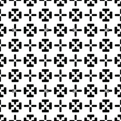 Seamless vector pattern in geometric ornamental style. black and white pattern.Design element for prints, backgrounds, template, web pages and textile pattern. Geometric art.