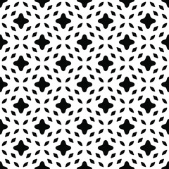 Seamless vector pattern in geometric ornamental style. black and white pattern.Design element for prints, backgrounds, template, web pages and textile pattern. Geometric art.