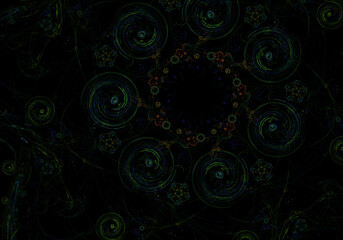 abstract background with circles