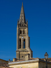 Fototapeta na wymiar Church of Saint Emilion, Gironde, Aquitaine, France