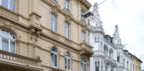 Fototapeta na wymiar Historische Bauwerke in der Altstadt von Bonn, Nordrhein - Westfalen