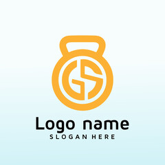 Sophisticated branding to attract women to personal training letter GS logo