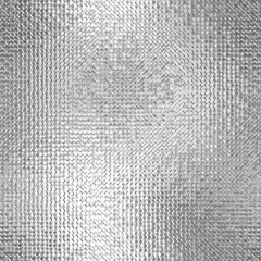 Silver foil seamless texture, metallic monochrome background