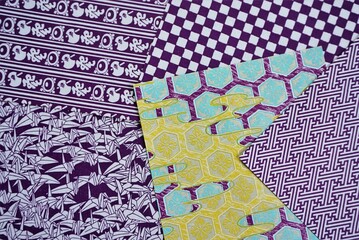 和紙の折り紙（素材）