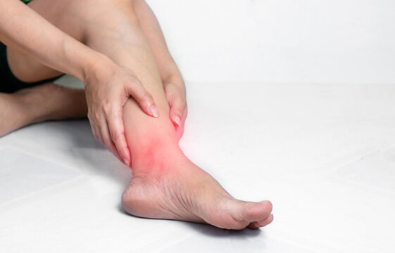 Bone ankle joints of humans with inflammation