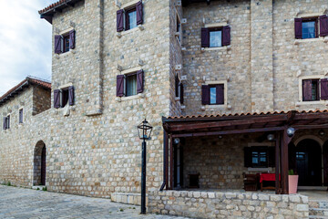 Fototapeta na wymiar Architecture of the Old Town in Montenegro
