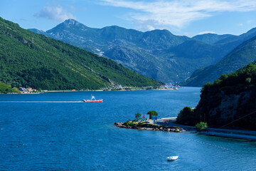 Plakat Beautiful sea landscapes in Montenegro