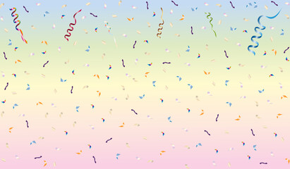  beautiful colorful festive background with colorful confetti