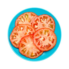 Large ground grown tomato from Canary Islands