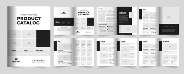 Product catalogue Template or Product catalog Design - obrazy, fototapety, plakaty