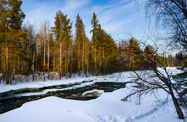 A Thawing Frozen River