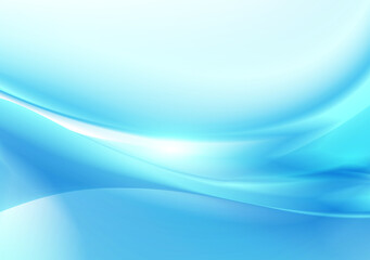 Obraz premium Abstract background, blue waves on white, elegant soft striped lines wavy design, vector illustration 