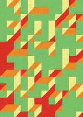 Implementation of Edward Zajec’s “Il Cubo” from 1971. Essentially a Truchet tile set of 8 tiles and rules for placement art illustration