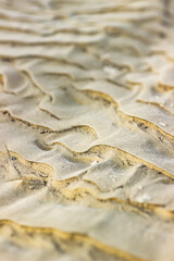 Cracked dry ground sand. Texture, background