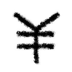 円マークの手描きイラスト