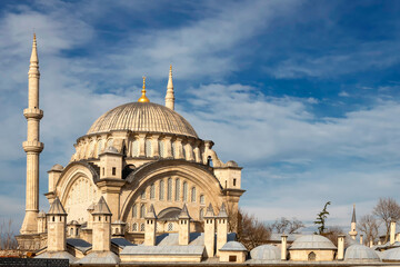 Naklejka premium a beautiful nuruosmaniye mosque