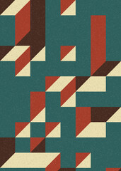 Implementation of Edward Zajec’s “Il Cubo” from 1971. Essentially a Truchet tile set of 8 tiles and rules for placement art illustration