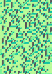 Implementation of Edward Zajec’s “Il Cubo” from 1971. Essentially a Truchet tile set of 8 tiles and rules for placement art illustration