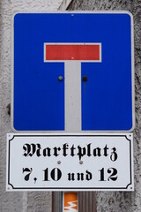 Sackgassenschild